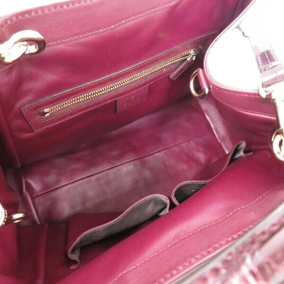 Gucci Soho leather purple tote bag - Picture 7 of 8